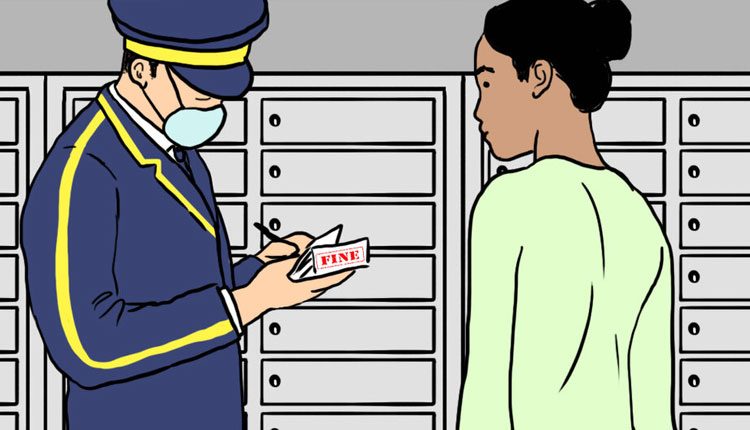 మాస్కుల్లేని 90 మందికి జరిమానా