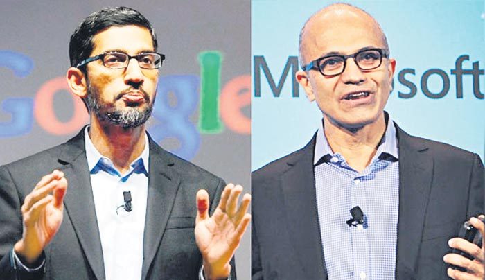 భారత్కు గూగుల్ 135 కోట్ల సాయం