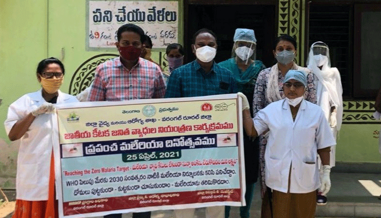 మలేరియా నివారణకు ప్రభుత్వం కృషి