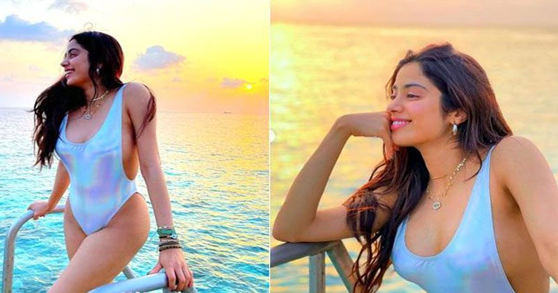 మాల్దీవుల్లో బికీనీతో ర‌చ్చ చేస్తున్న జాన్వీ క‌పూర్