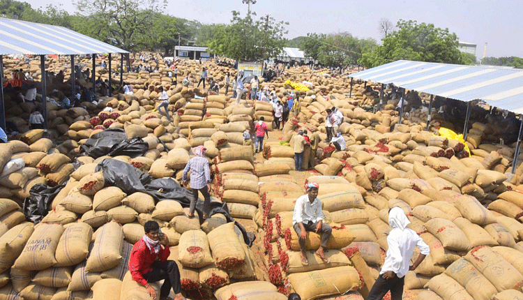 ఖమ్మం ఏఎంసీకి ఒకేరోజు 1.20 లక్షల మిర్చి బస్తాలు