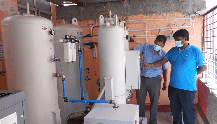సిరిసిల్ల దవాఖానలో ఆక్సిజన్‌ ప్లాంట్‌
