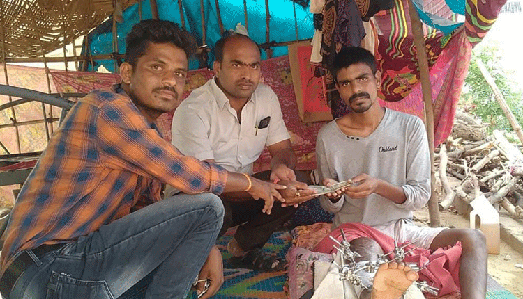 అశోక్‌కు దాతల ఆపన్నహస్తం