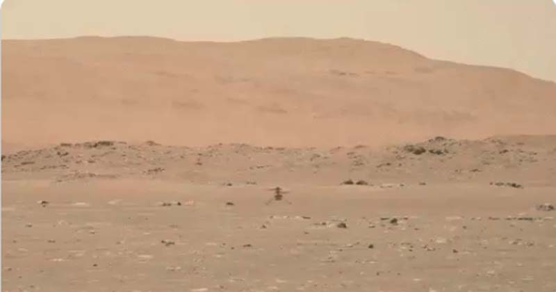 స‌క్సెస్‌.. మార్స్‌పై ఎగిరిన నాసా హెలికాప్ట‌ర్‌