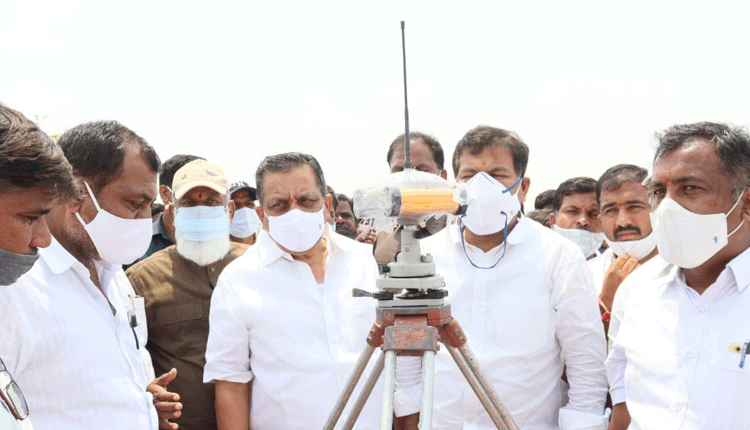 బాచారం హై లెవల్ కెనాల్ పనులకు భూమి పూజ