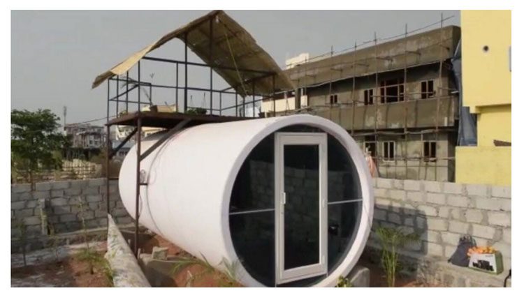 తక్కువ ఖర్చుతో ఇళ్ల నిర్మాణం.. ఓపాడ్స్‌ను ప్రారంభించిన తెలంగాణ బాలిక