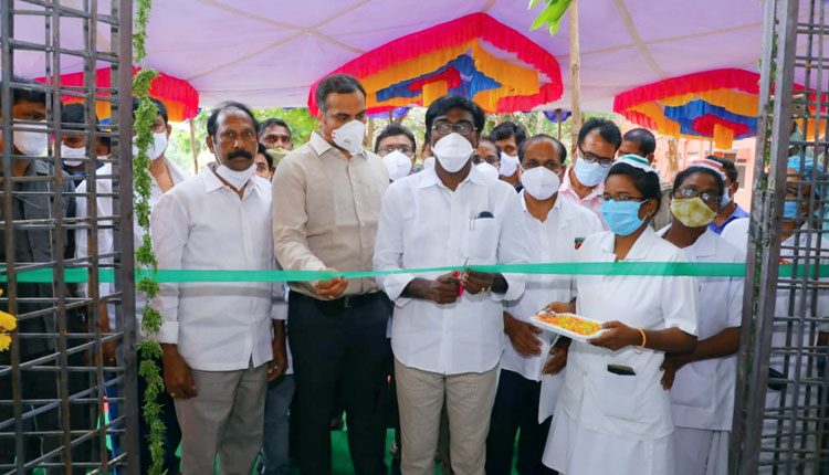 ఖమ్మంలో ఆక్సిజన్ ఉత్పత్తి సెంటర్‌ ప్రారంభం