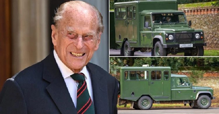 తాను డిజైన్ చేసిన ల్యాండ్ రోవ‌ర్‌లోనే ప్రిన్స్ ఫిలిప్ అంతిమయాత్ర‌