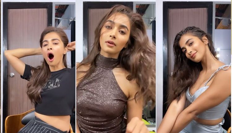 పూజాహెగ్డే డిఫ‌రెంట్ గ్లామ‌ర్ షేడ్స్..వీడియో వైర‌ల్