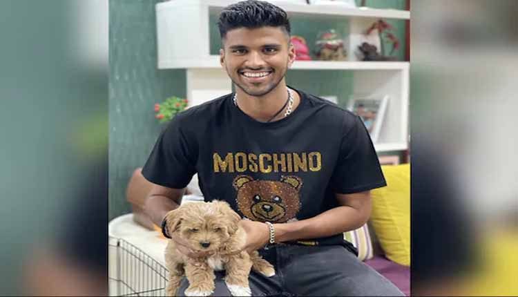 సోష‌ల్ మీడియాలో వైర‌ల్ అవుతున్న వాషింగ్ట‌న్ సుంద‌ర్ కుక్క పేరు