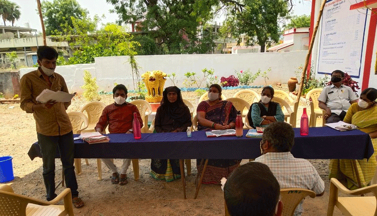 నెక్కొండలో సోషల్‌ ఆడిట్‌ గ్రామసభ