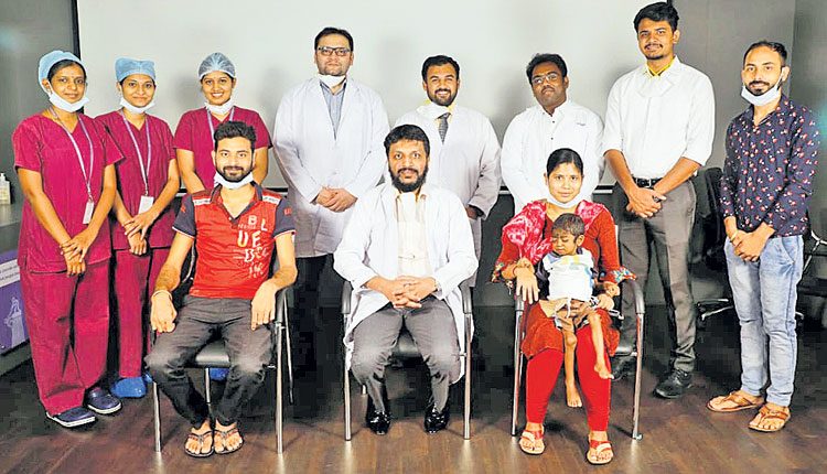 మూడేండ్ల చిన్నారికి కాలేయ మార్పిడి