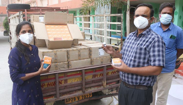 సిరిసిల్లకు చేరిన విటమిడ్‌ డీ3 సిరప్‌లు