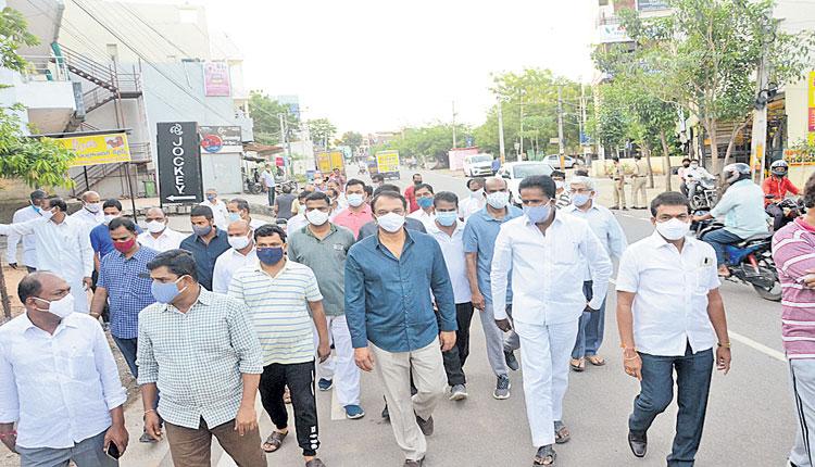 వేగవంతంగా ఆక్సిజన్‌ పార్కు పనులు