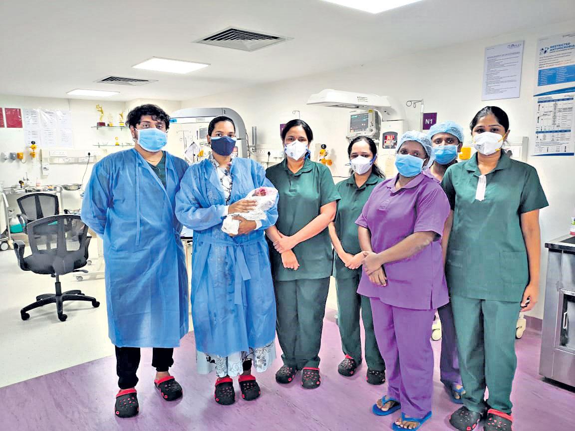 కరోనాను జయించిన పసికందు