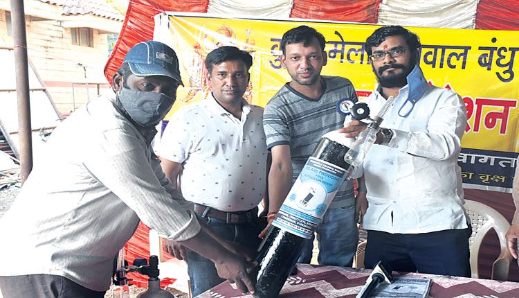 కొవిడ్‌ బాధితులకు ఉచితంగా ఆక్సిజన్‌