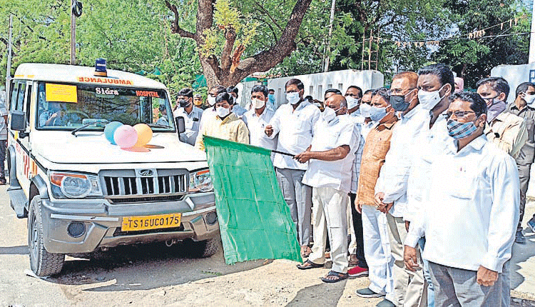 కరోనా బాధితులకు ప్రత్యేక అంబులెన్స్‌