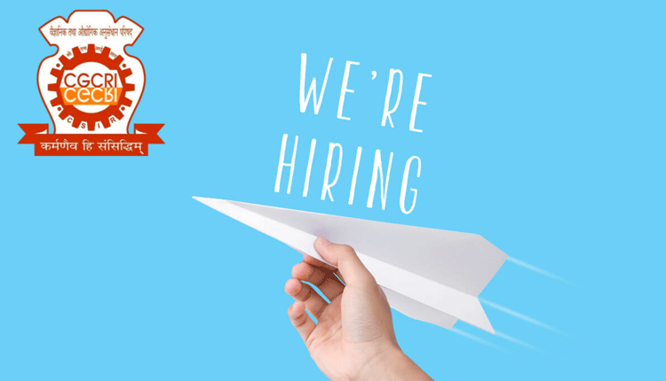 సెంట్ర‌ల్ గ్లాస్ అండ్ సిరామిక్ రిసెర్చ్‌లో జేఆర్ఎఫ్‌