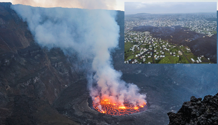 కాంగోలో అగ్నిపర్వతం పేలి 32 మంది మృతి