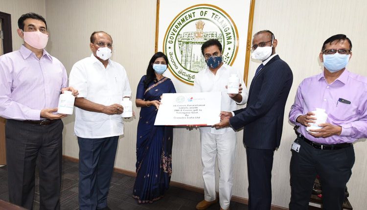 గ్రాన్యూల్స్ ఇండియా ఔదార్యం.. 16 కోట్ల పారాసిట‌మాల్ మాత్ర‌లు విరాళం