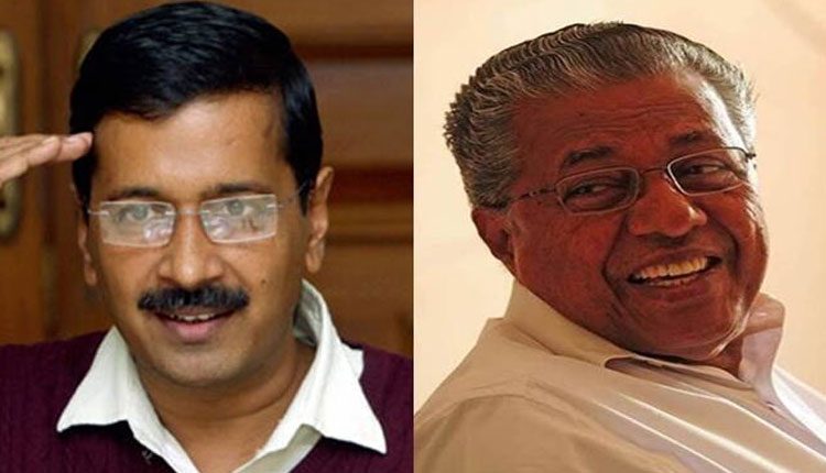 విజయన్‌కు ఢిల్లీ సీఎం కేజ్రీవాల్‌ అభినందనలు