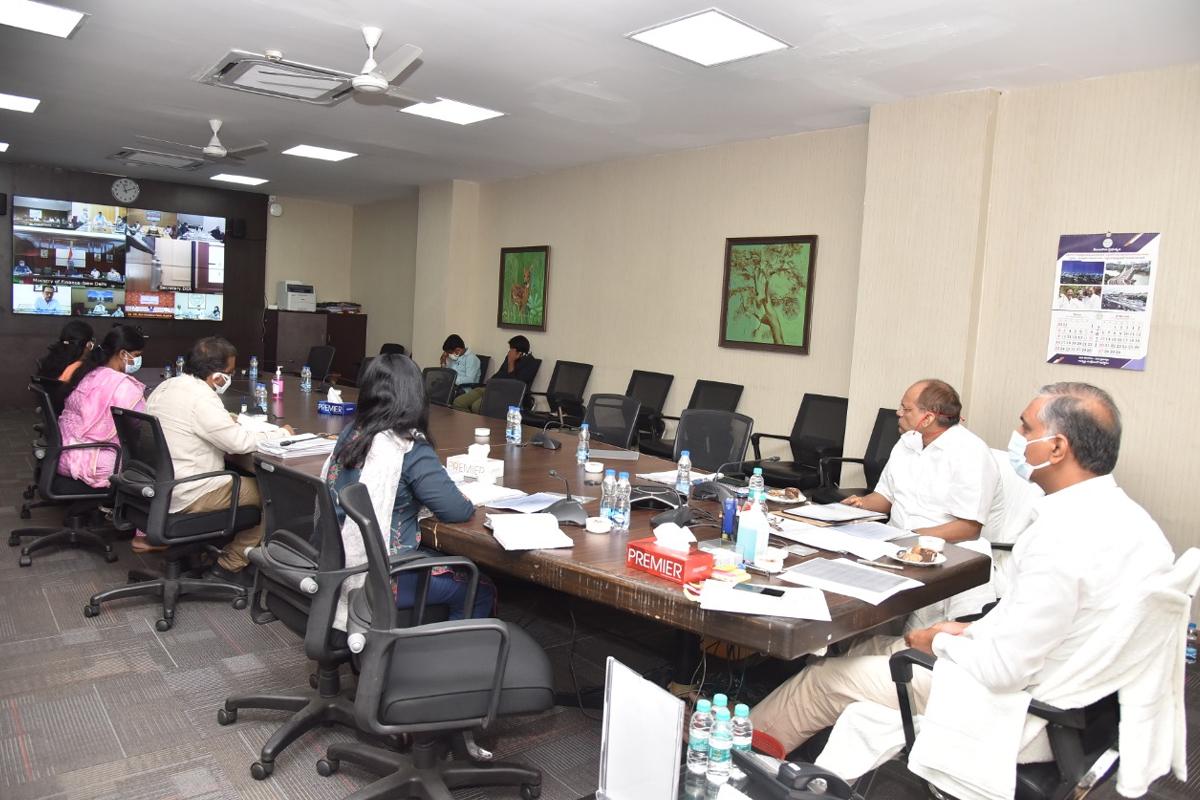 అతి‌ తక్కు‌వ జీఎస్టీ పరిహారం తీసుకుంటున్నది తెలంగాణే : మంత్రి హరీశ్‌ రావు