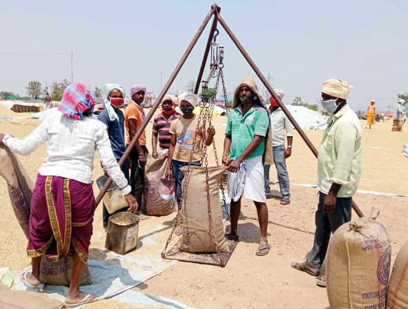 ధాన్యం కాంటా.. ధనాధన్‌