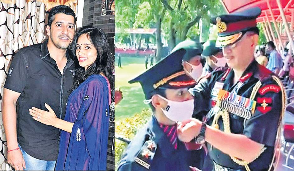 వీర మరణం పొందిన మేజర్‌ భార్య సైన్యంలోకి