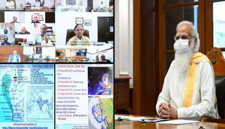 తౌక్తే తుఫాన్‌పై ప్ర‌ధాని మోదీ స‌మీక్ష‌