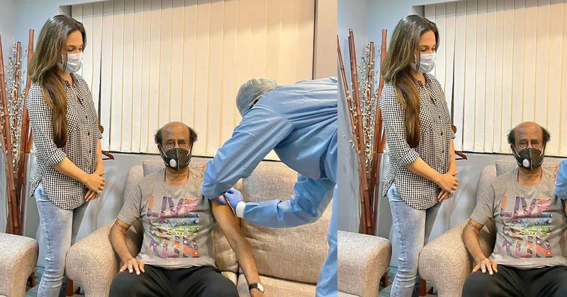 సెకండ్ డోస్ వ్యాక్సిన్ తీసుకున్న ర‌జ‌నీకాంత్