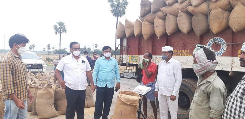 పేటలో 5 లక్షల మెట్రిక్‌ టన్నుల ధాన్యం కొనుగోలు