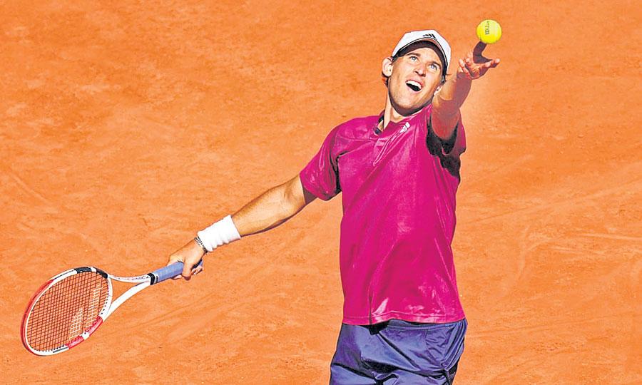 థీమ్‌కు షాక్‌