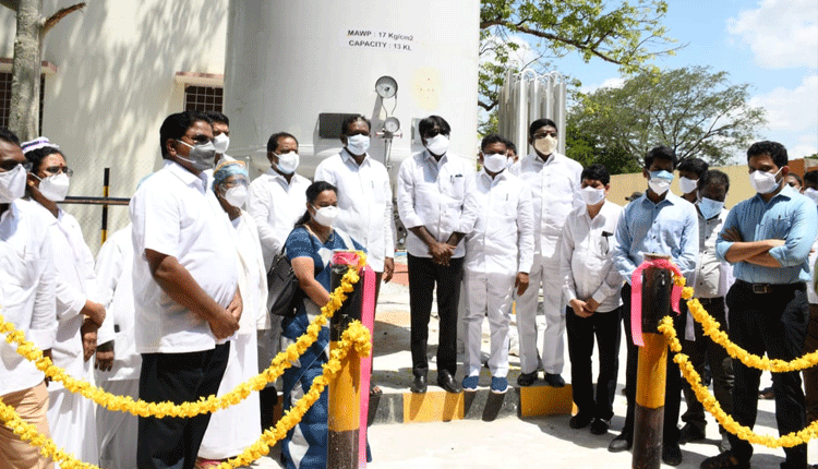 భద్రాద్రి జిల్లాలో తీరిన ఆక్సిజన్ కష్టాలు : మంత్రి పువ్వాడ