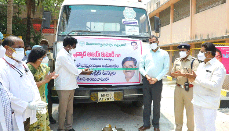 ఇక ప్రాణవాయువుకు ఇబ్బందుల్లేవు : మంత్రి పువ్వాడ