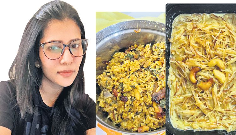 తాను వండింది.. నలుగురికి పంచుతూ