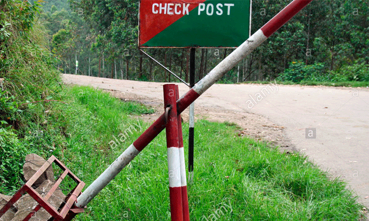 రాష్ట్ర సరిహద్దుల్లో రెండు చెక్ పోస్టులు ఏర్పాటు