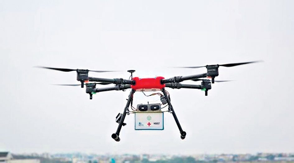 డ్రోన్ల ద్వారా టీకాలు!