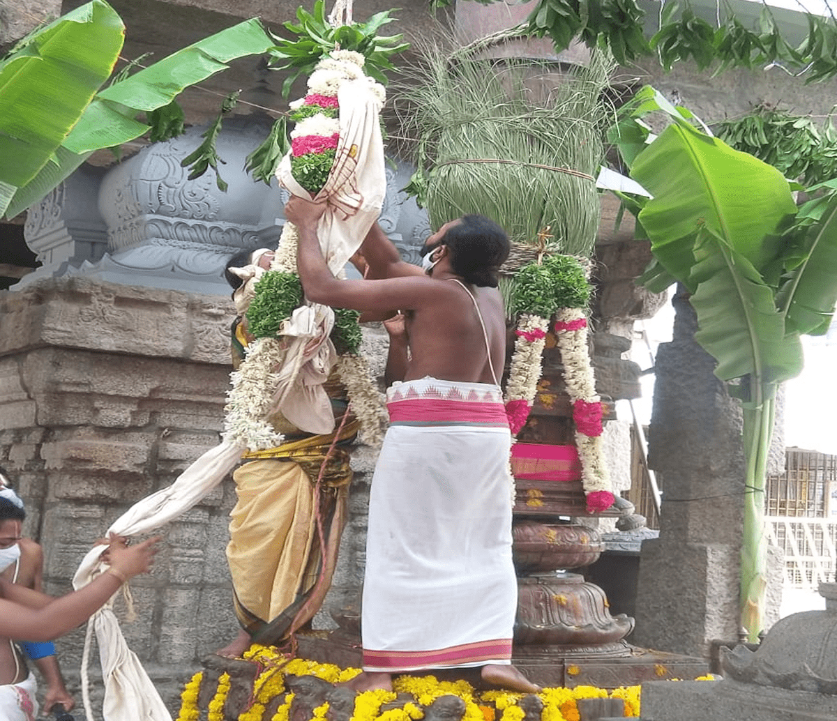 ధ్వజారోహణంతో వైభవంగా ప్రారంభమైన స్వామివారి బ్రహ్మోత్సవాలు