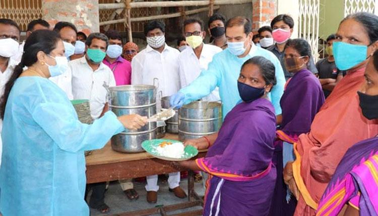 వ‌రంగ‌ల్‌లో ఉచిత భోజ‌న పంపిణీ కేంద్రాలు ప్రారంభం