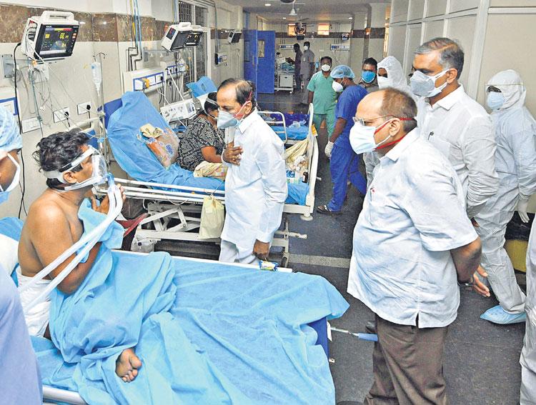 ‘గాంధీ’ సందర్శన.. కష్టంలో సాంత్వన