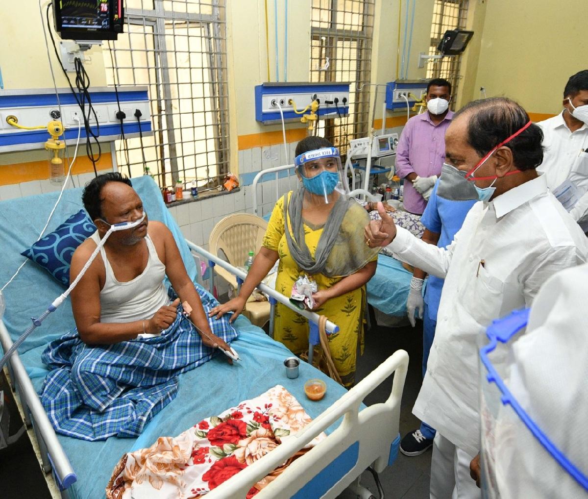 మ‌న‌సు కుదుట‌ప‌డేలా.. మ‌నోధైర్యాన్ని నింపిన కేసీఆర్‌