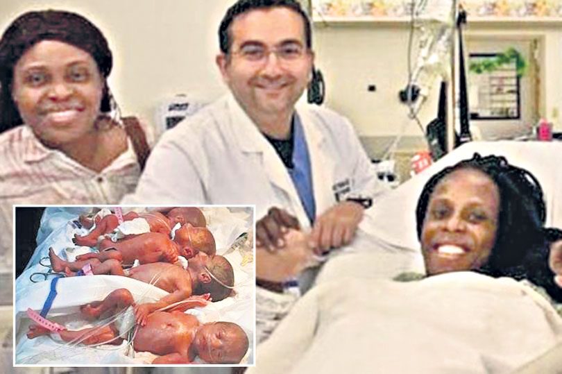 ఒకే కాన్పులో 9 మంది పిల్లలు