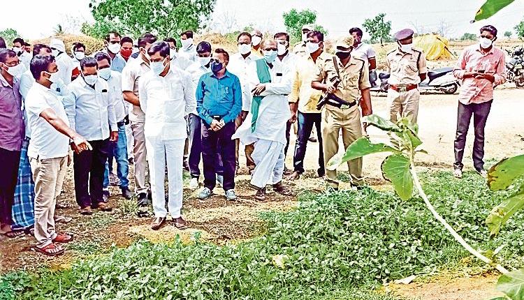 జాన్కంపేట్‌లో నిజాంసాగర్‌ కెనాల్‌ పరిశీలన..
