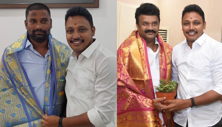 ప్రముఖులను కలిసిన నోముల భగత్‌