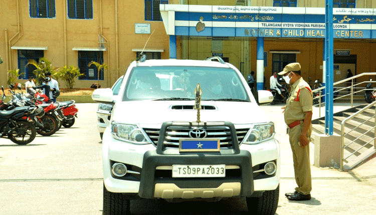 లాక్ డౌన్ అమలును పర్యవేక్షించిన డీఐజీ రంగనాధ్