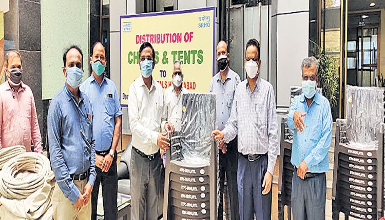 కోఠి ఈఎన్టీ ఆస్పత్రికి ఎన్టీపీసీ ఉద్యోగుల విరాళం