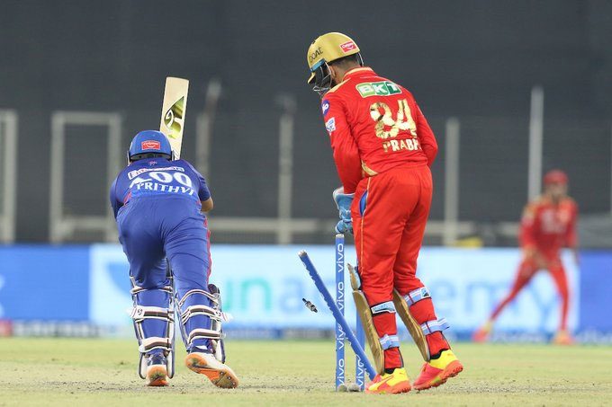 IPL 2021: పృథ్వీ షా ఔట్‌