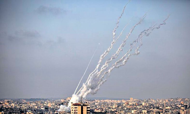 జెరూసలేంపైకి హమాస్‌ రాకెట్లు!
