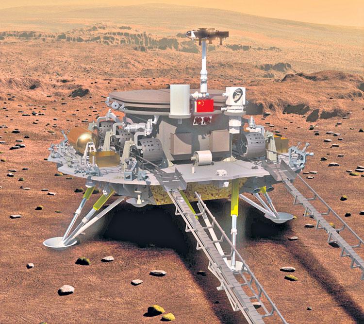 మార్స్‌పై చైనా రోవర్‌ అన్వేషణ మొదలు