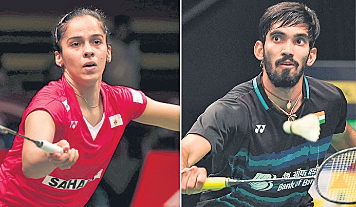 సైనా, శ్రీకాంత్‌ ఆశలపై నీళ్లు